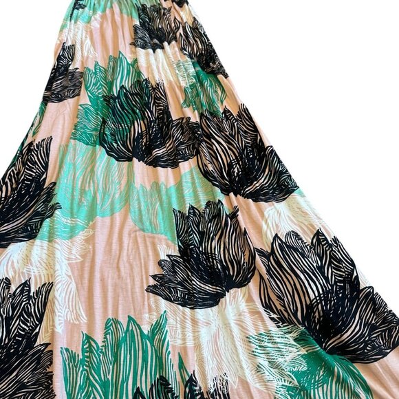 Rachel Pally One Shoulder Maxi Dress Bold Print Jersey Stretch Size Small Womens - Picture 5 of 11